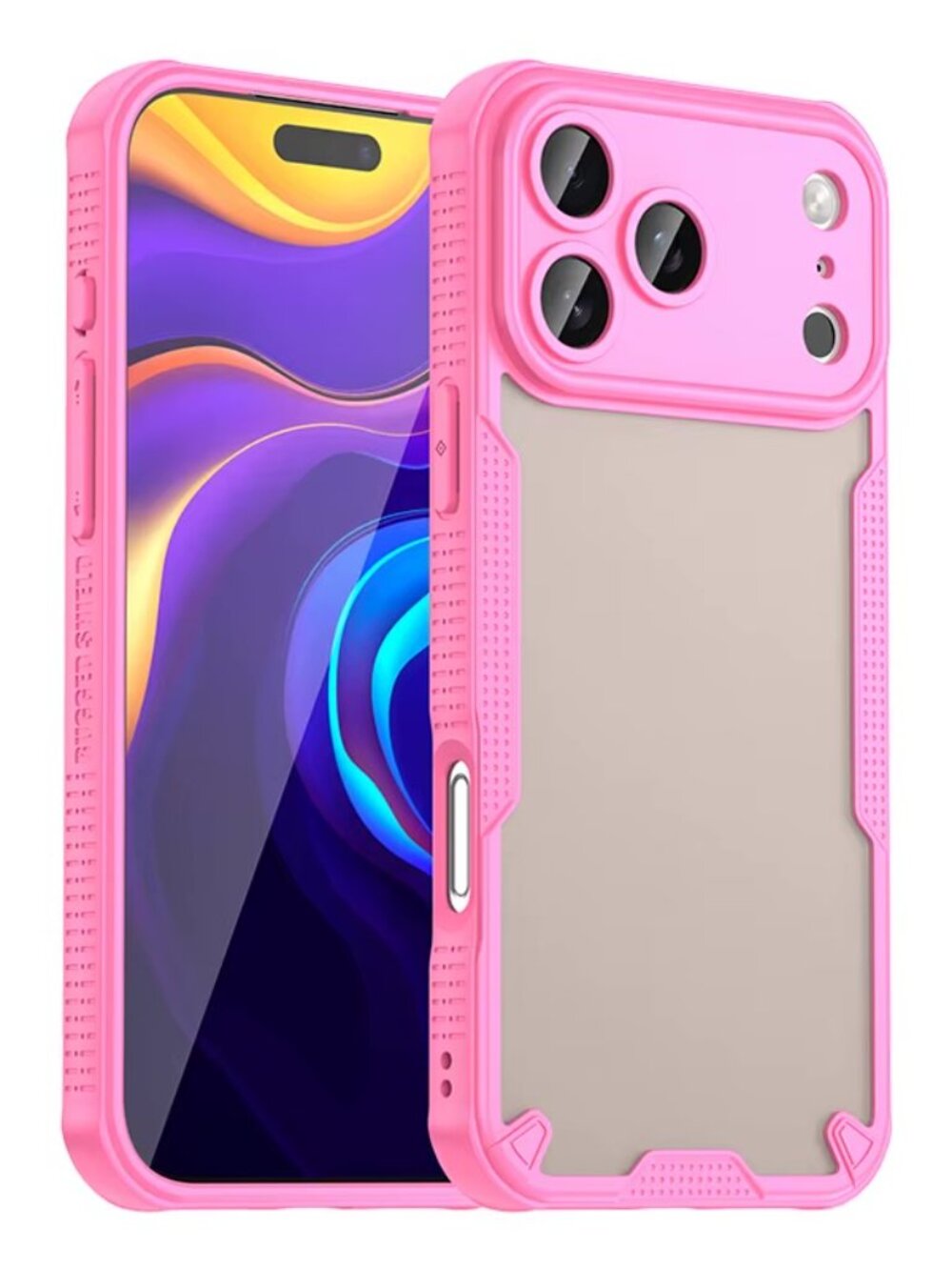 iPhone 17 Pro Max Hybrid Translucent Case Shockproof Bumper Slim